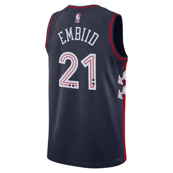 Joel Embiid Philadelphia 76ers City Edition 23 24 Nike Swingman Jersey NBA Store Philippines