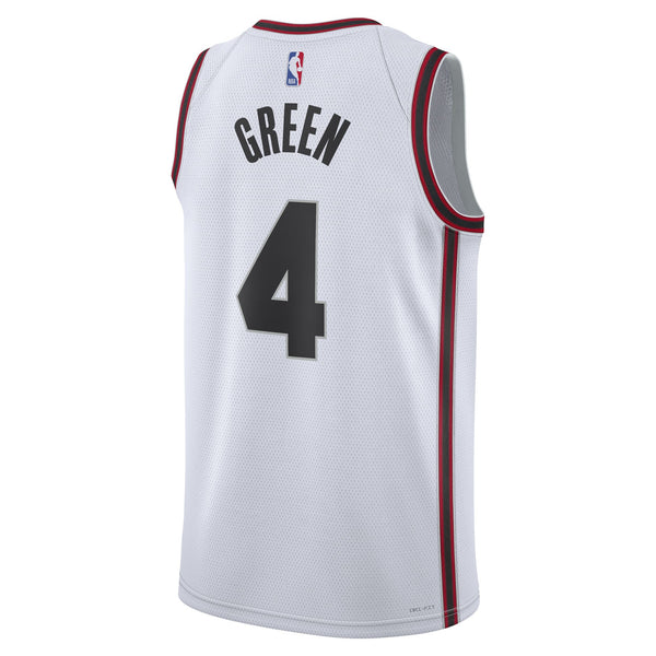 ウェア NBA24-25 Rockets Green GameJerseyL hou-mnk-df-swgmn-jsy-ce-24-