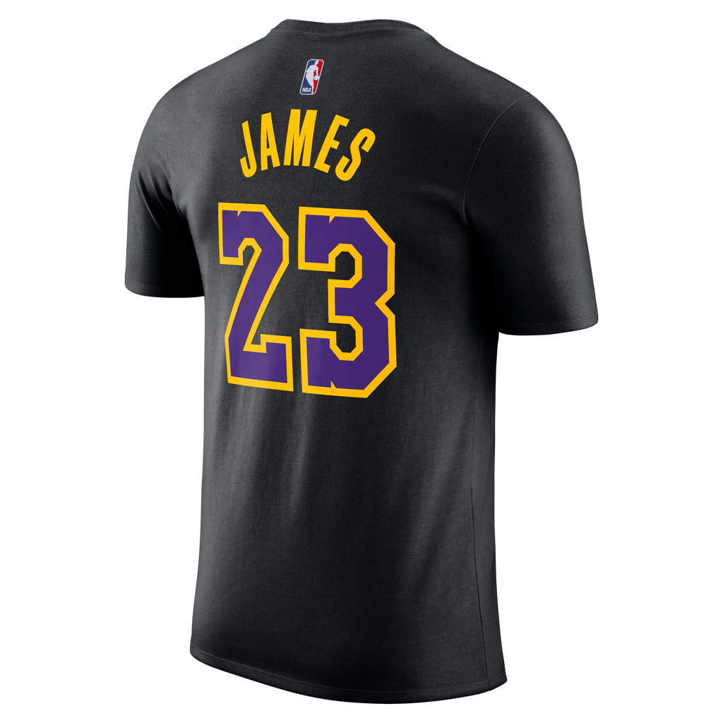 LeBron James Los Angeles Lakers City Edition 23/24 Nike Name and Number Tee