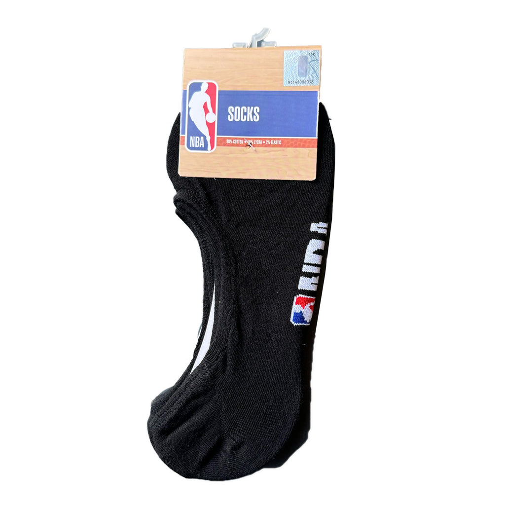 NBA Logoman No Show Socks - BLACK