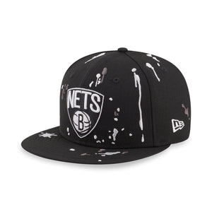New Era 9FIFTY Brooklyn Nets Splash Embroidery Black