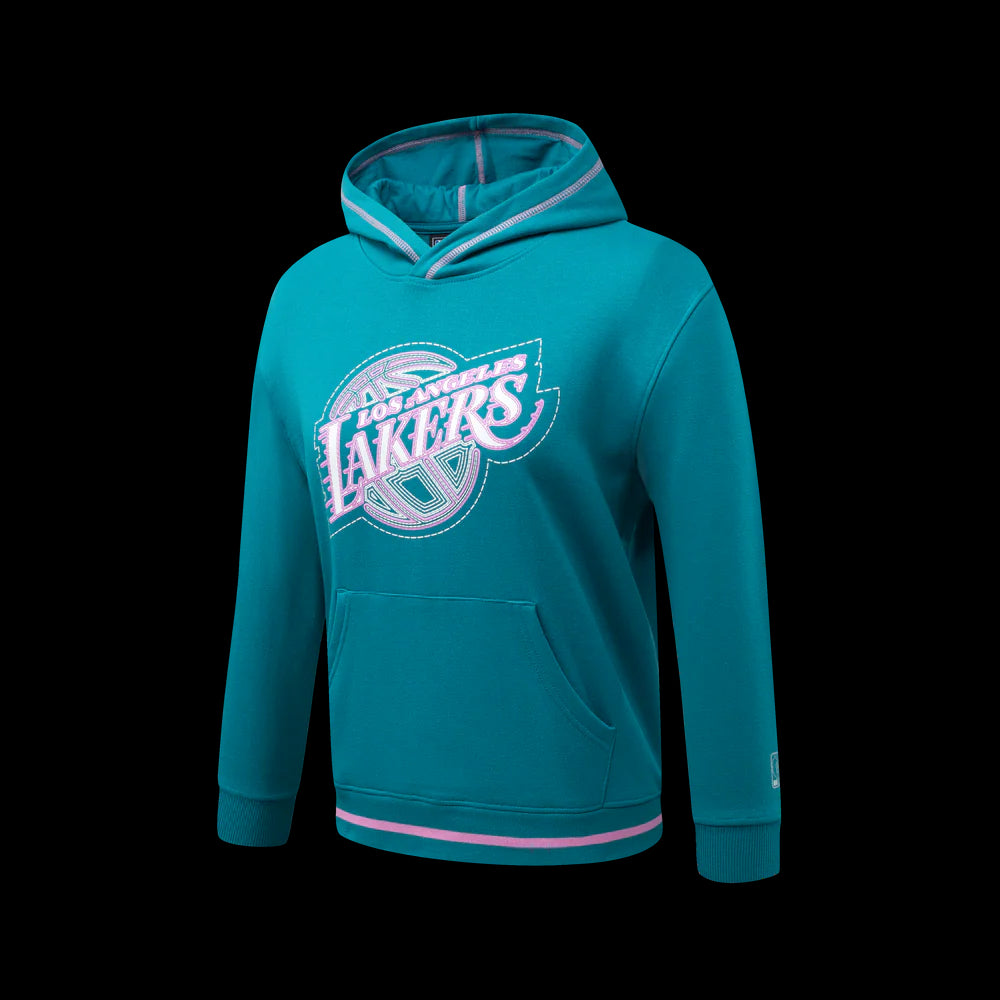 NBA Stitches Loose Fit Pullover Hoodie - Los Angeles Lakers