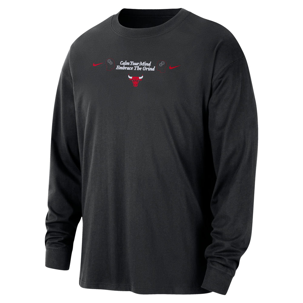 Men's Nike NBA Max90 Chicago Bulls Long-Sleeve T-Shirt