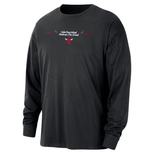 Men's Nike NBA Max90 Chicago Bulls Long-Sleeve T-Shirt