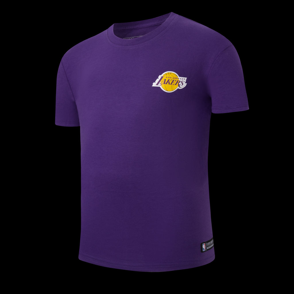 NBA Back Big Print Regular Fit T-Shirt - PURPLE LAKERS