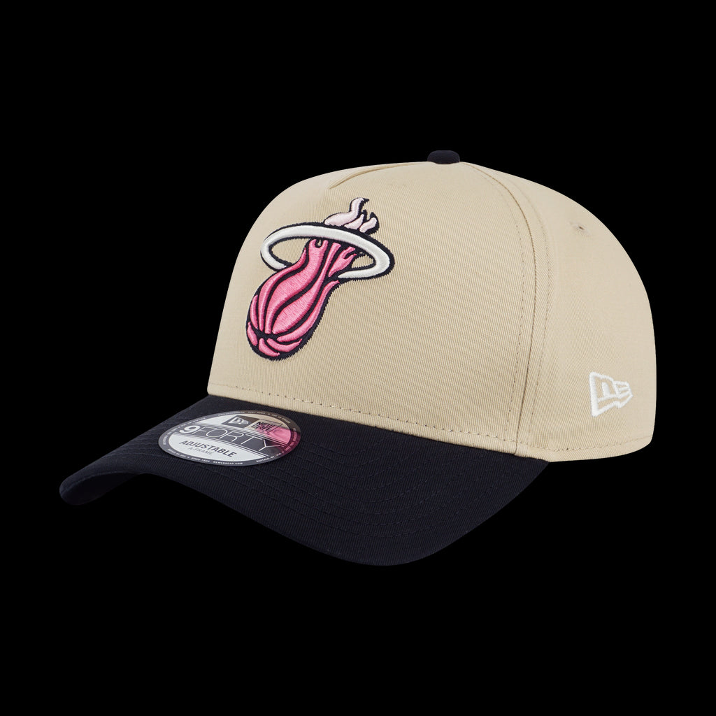 New Era Miami Heat NBA City Side Patch Vegas Gold