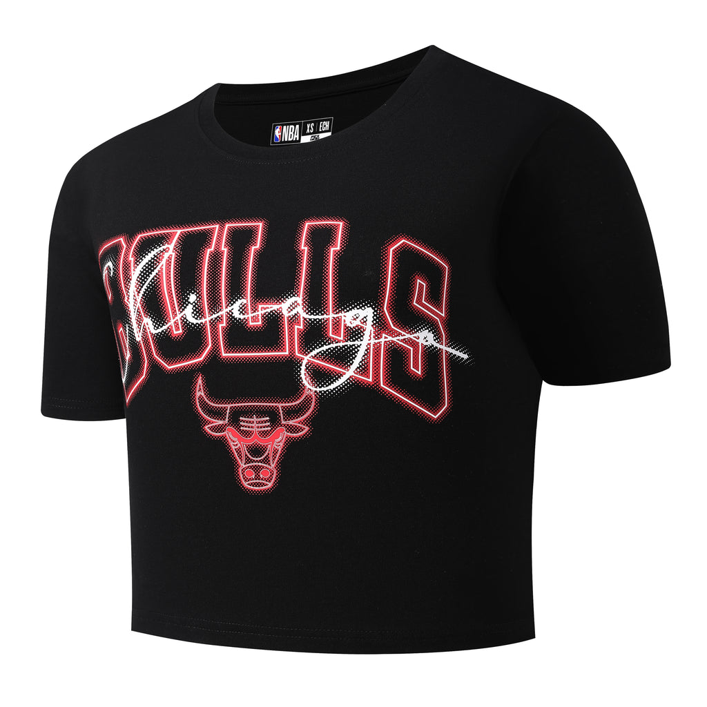 NBA Chicago Bulls Glowy Tee Program Women's Crop Top