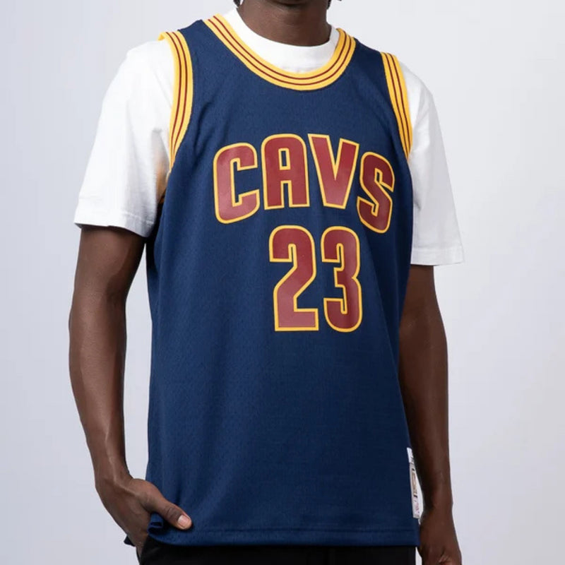LeBron James 2015 Cleveland Cavaliers Hardwood Classic Swingman Alternate NBA Jersey