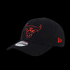 CHICAGO BULLS FOIL LOGO BLACK 9FORTY CAP