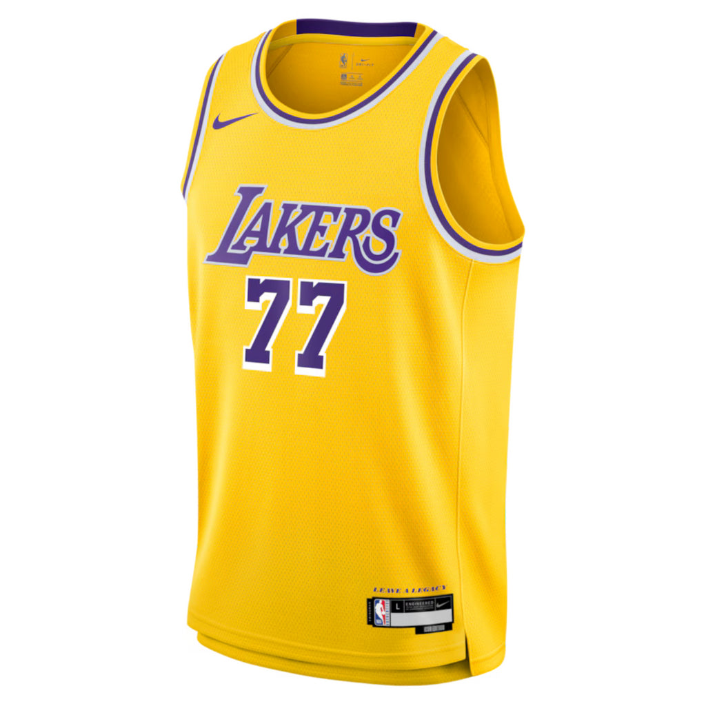 Los Angeles Lakers Luka Dončić Nike Gold Swingman Jersey - Icon Edition