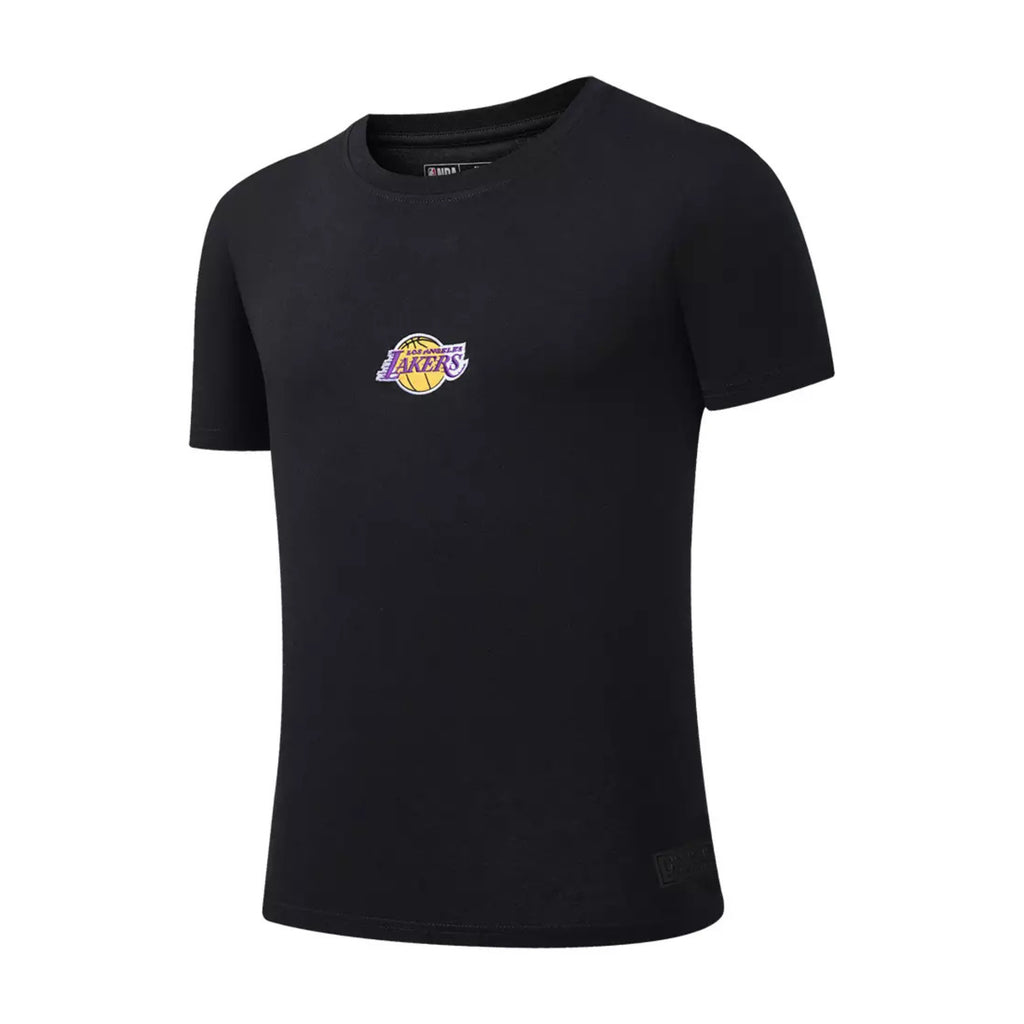 NBA Basics Embroidered Team Logo Loose Fit Mens T-Shirt - Los Angeles Lakers