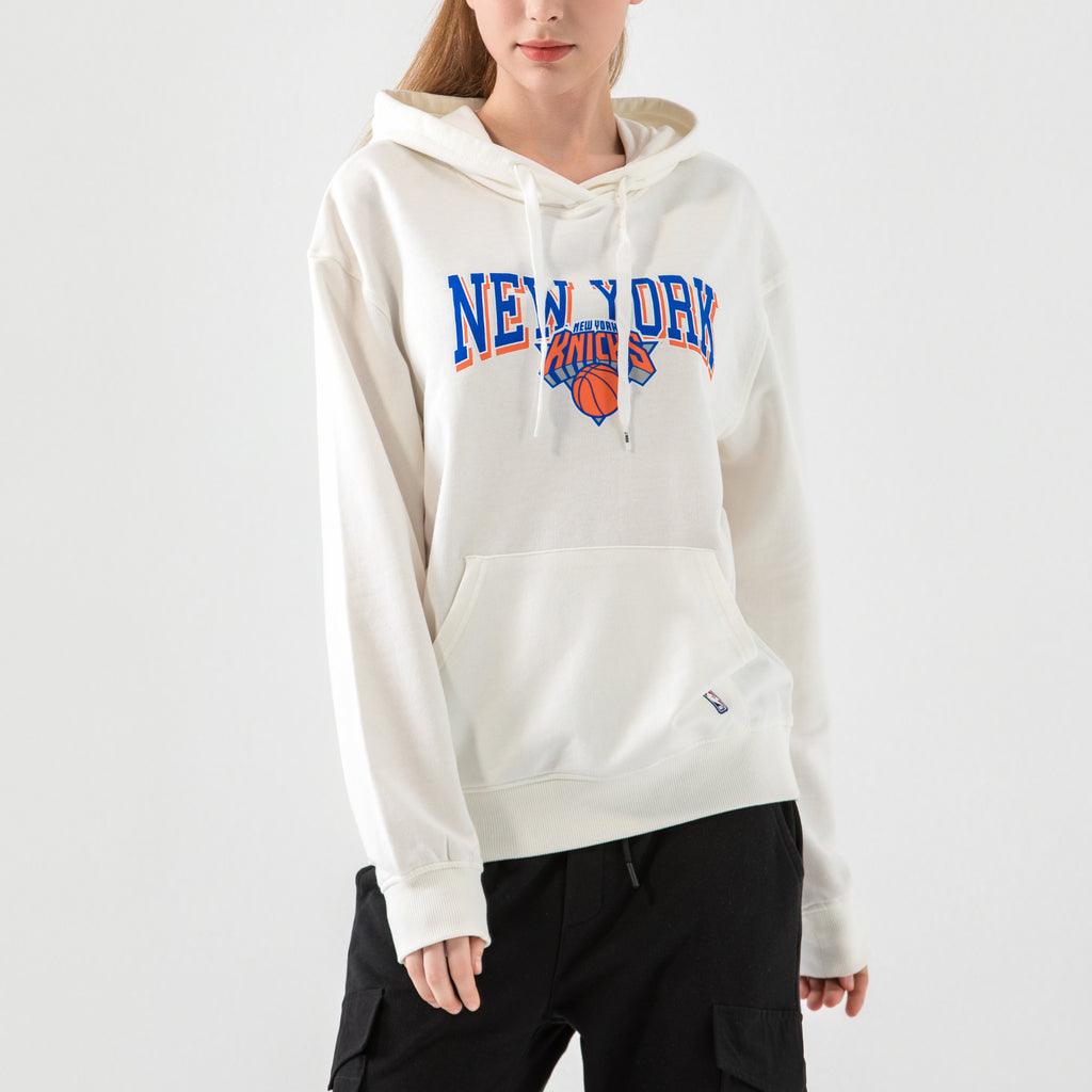 NBA Team Print Loose Fit Hoodie - New York Knicks