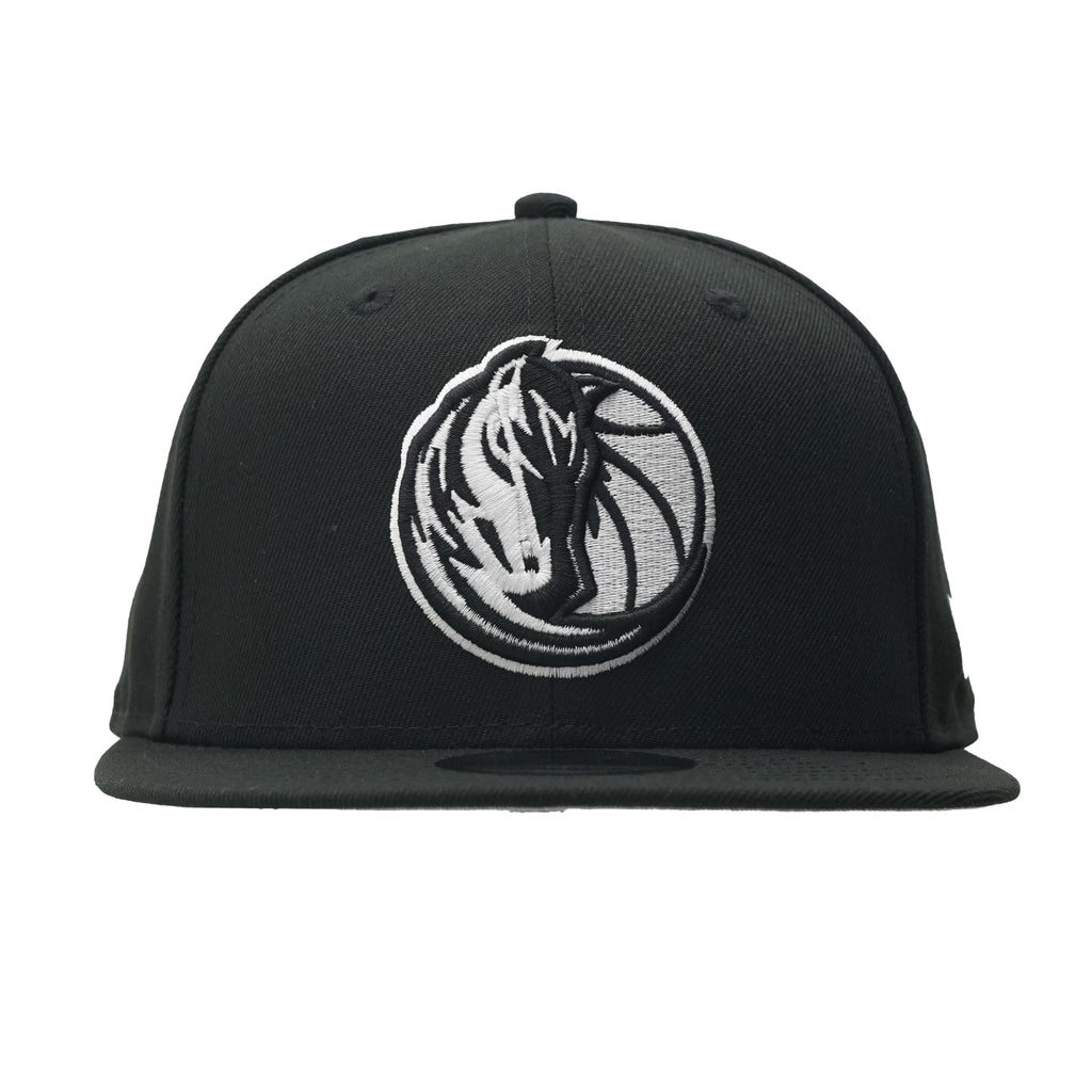 New Era NBA Black White 9FIFTY Snapback Cap - Dallas Mavericks