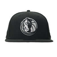 New Era NBA Black White 9FIFTY Snapback Cap - Dallas Mavericks