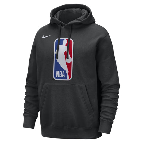 NBA Logo Nike Team 31 Club Fleece Pullover Hoodie - Black