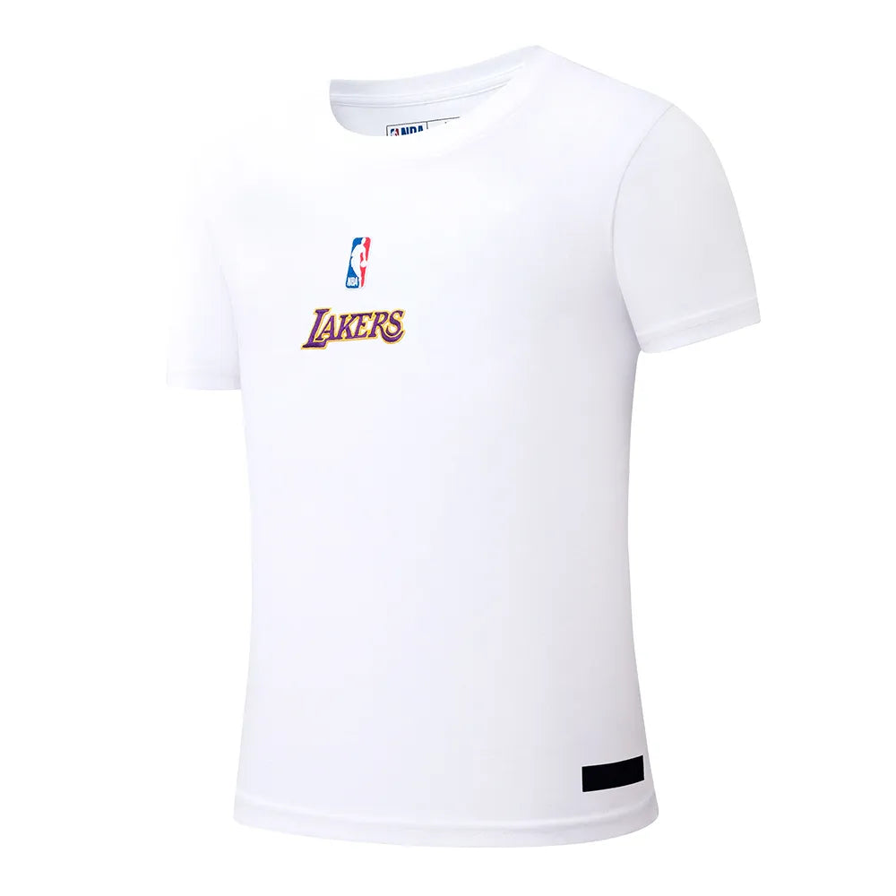 NBA Front Embroidery Loose Fit T-shirt - Los Angeles Lakers