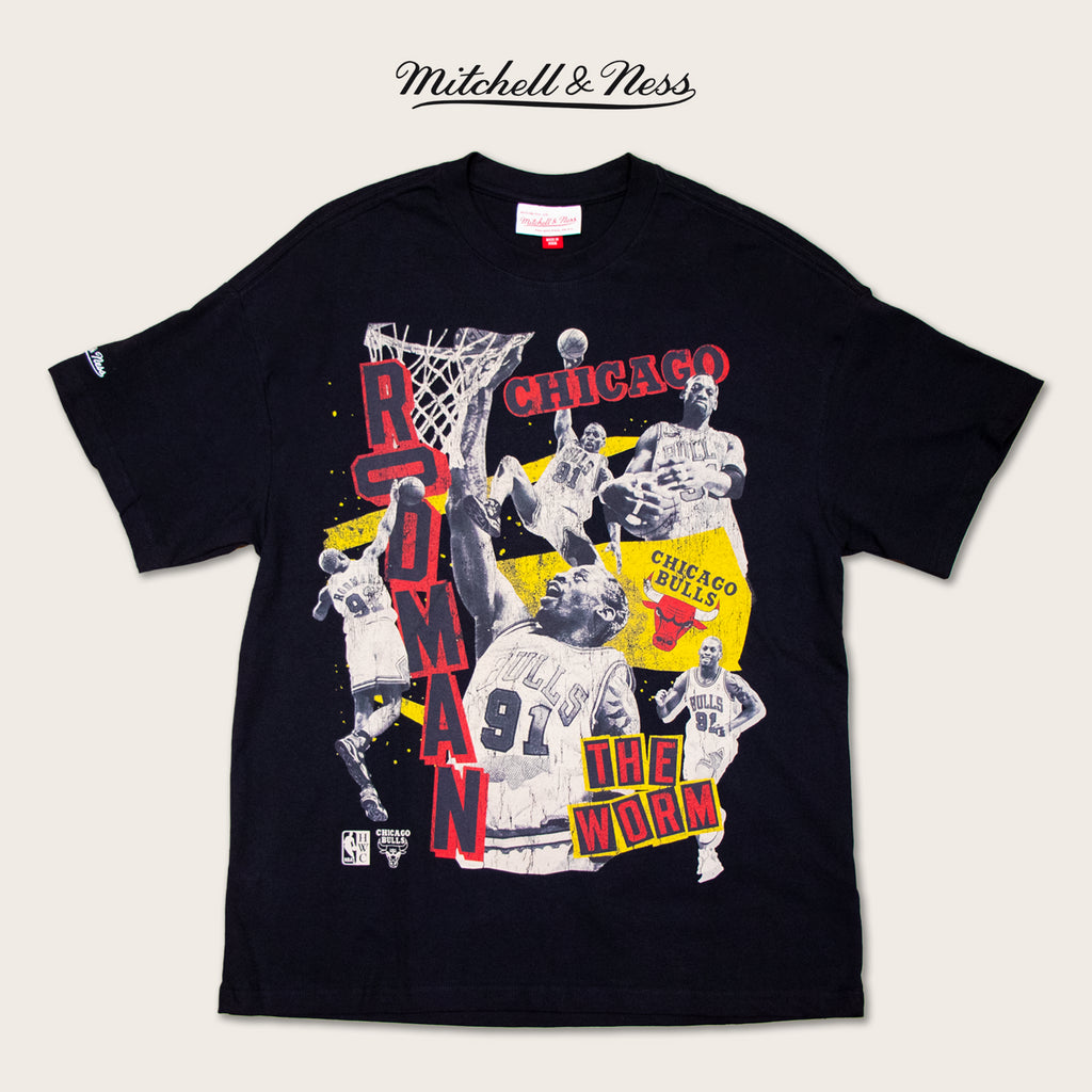 Mitchell & Ness Dennis Rodman Abstract Player Tee