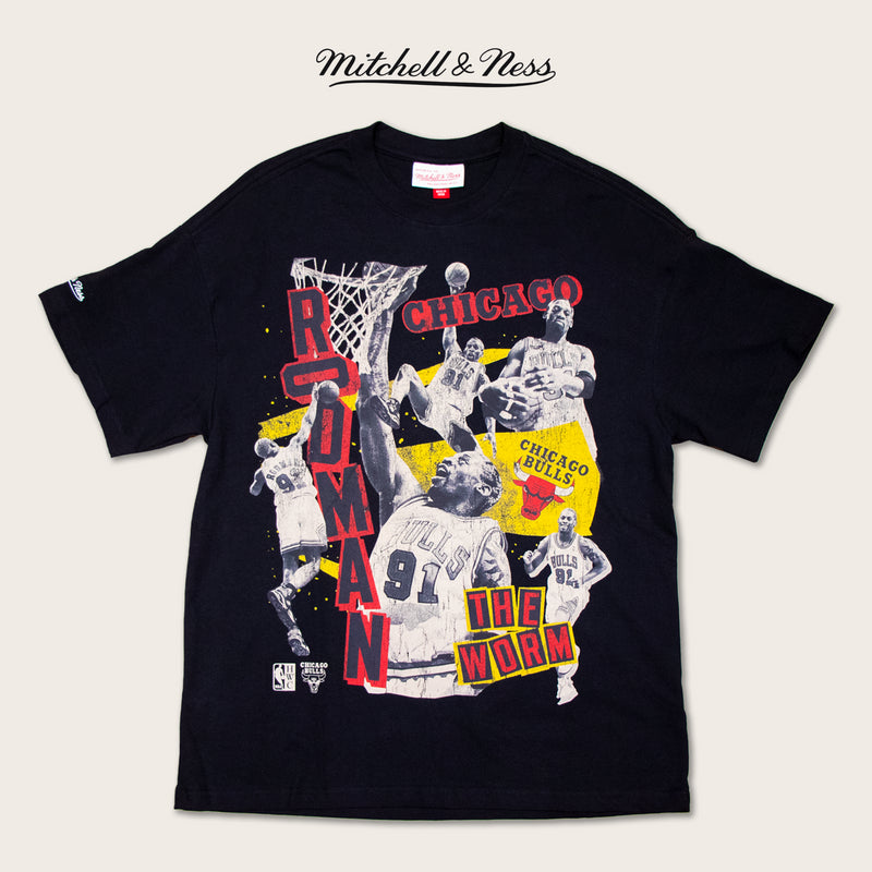 Mitchell & Ness Dennis Rodman Abstract Player Tee