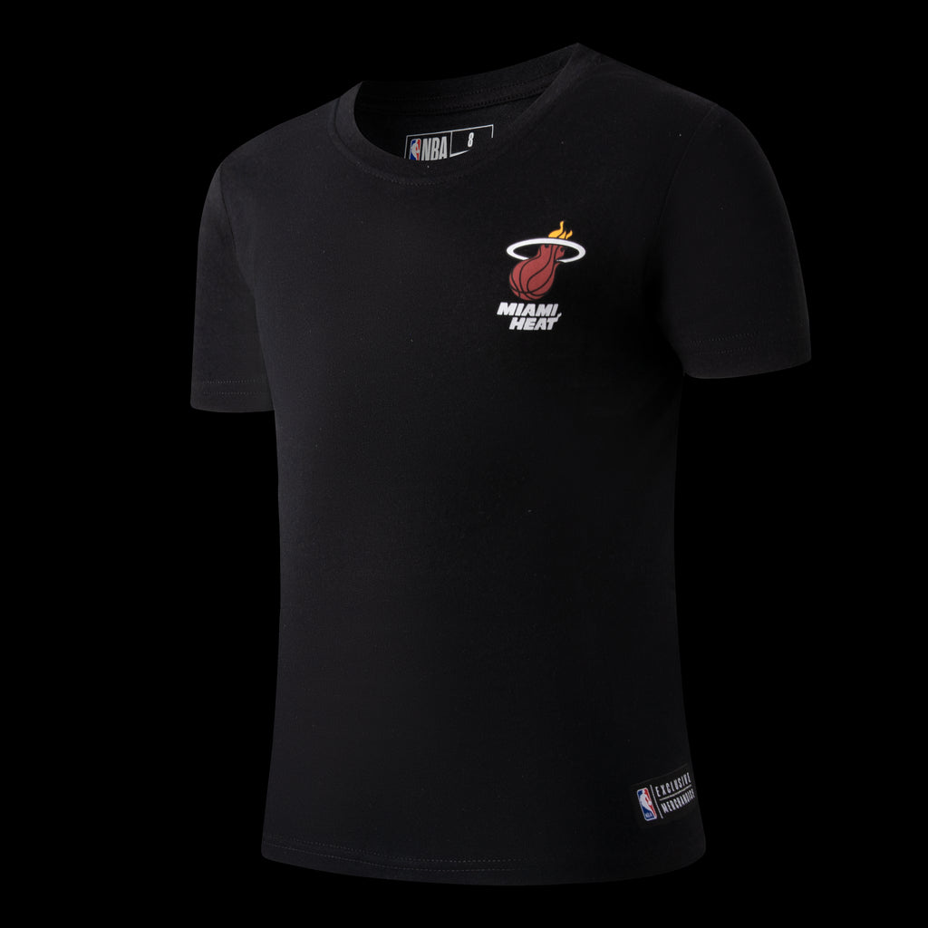 NBA Back Gradient Print Regular Fit T-Shirt - Miami Heat
