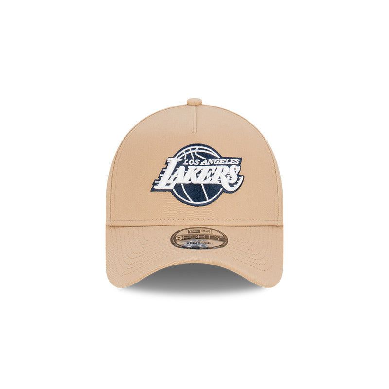 LA Lakers Oceanside Camel 9Forty A-Frame Snapback