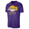 Los Angeles Lakers Courtside Movement Men's Nike NBA T-Shirt