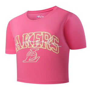 NBA Los Angeles Lakers Glowy Tee Program Women's Crop Top