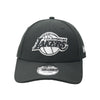 New Era NBA Black White 9FORTY Snapback Cap - Los Angeles Lakers