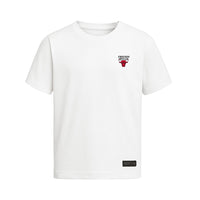 NBA Real Hoops Regular Crew Neck T-shirt - Chicago Bulls White