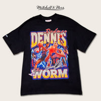 Mitchell & Ness Detroit Pistons Dennis Rodman Rookie Season T-Shirt