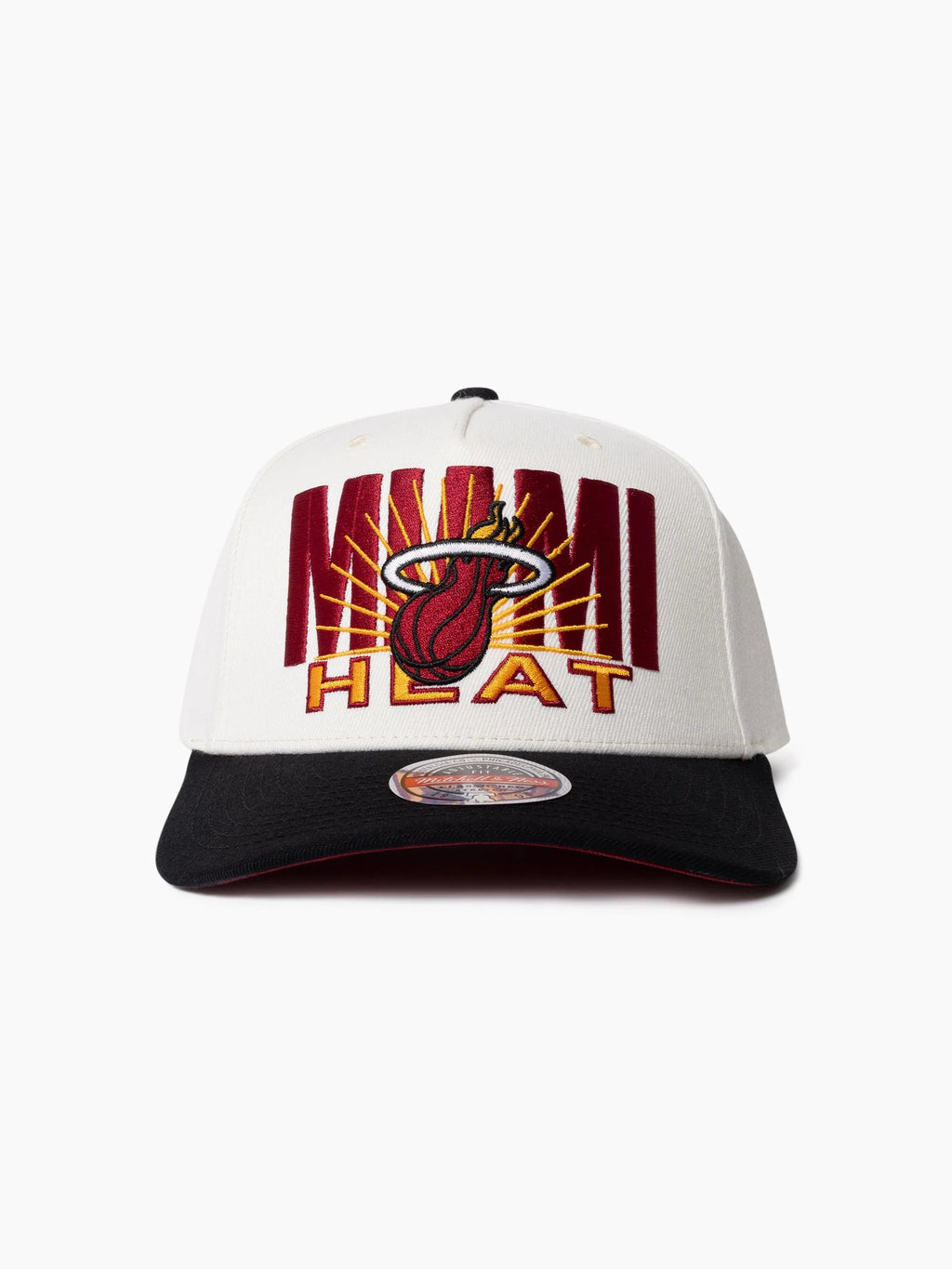 Mitchell & Ness NBA Miami Heat Post Up MVP Snapback Cap