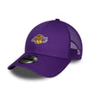 Los Angeles Lakers Home Field 9FORTY Adjustable Trucker Cap