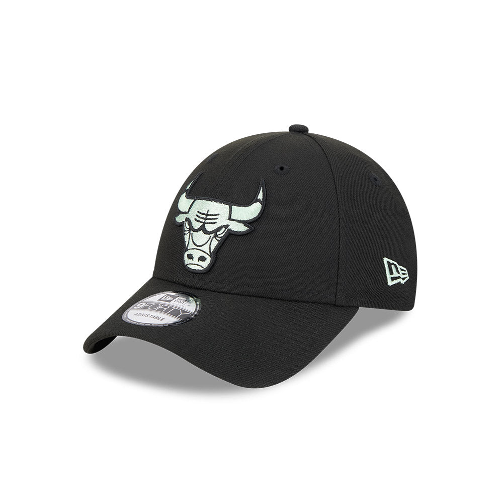 9FORTY Chicago Bulls Peppermint Repreve Black Snapback