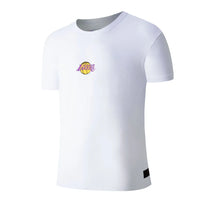NBA Basics Embroidered Team Logo Loose Fit Mens T-Shirt - Los Angeles Lakers