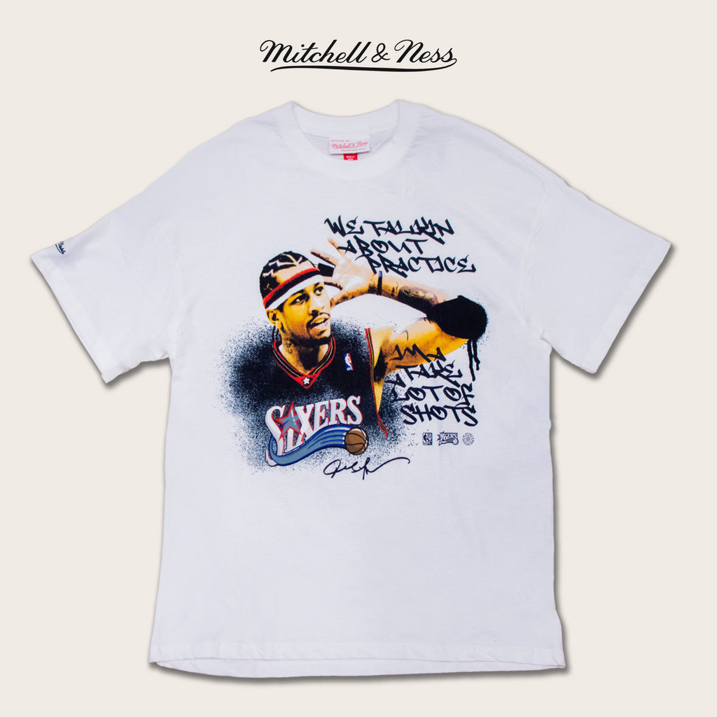 Mitchell & Ness Philadelphia 76ers Allen Iverson We Talkin T-Shirt