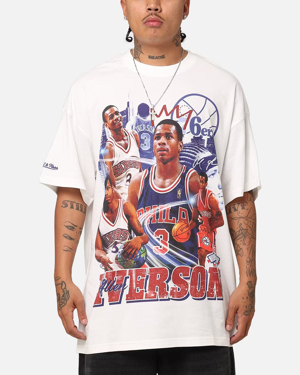 Mitchell & Ness Philadelphia 76ers Allen Iverson Rookie Season T-Shirt