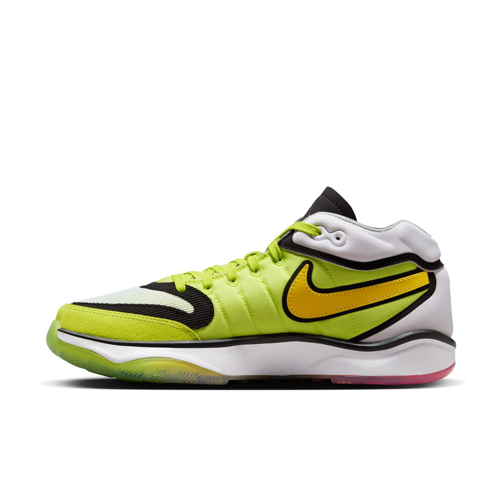 Nike G.T. Hustle 2 EP Men's Basketball Shoes CYBER/VIVID SULFUR-WHITE-SIREN RED