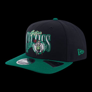 New Era Boston Celtics Nba Infilled Black 9Fifty Of Pcv Cap