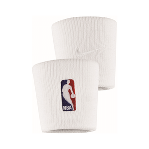 NBA Wristbands 2-Pack - White