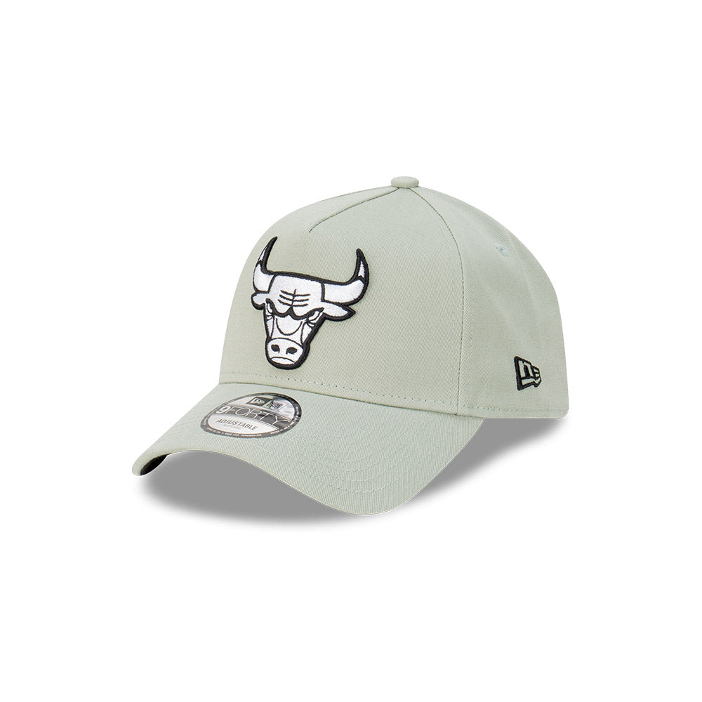 New Era NBA Everest Green 9FORTY A-Frame Cap - Chicago Bulls