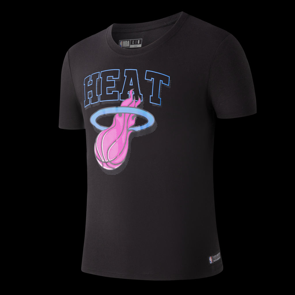 NBA Back Big Print Regular Fit T-Shirt - HEAT