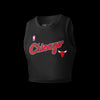 NBA Team Print Cropped Tank - BULLS