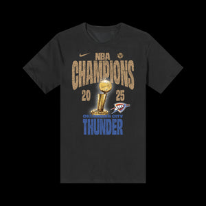 Oklahoma City Thunder 2025 NBA Champ Confetti Tee