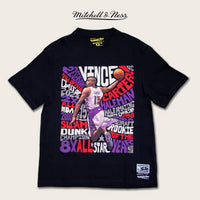 Mitchell & Ness Vince Carter Toronto Raptors Abstract Tee