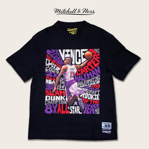 Mitchell & Ness Vince Carter Toronto Raptors Abstract Tee