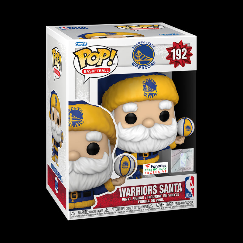 Warriors santa funko