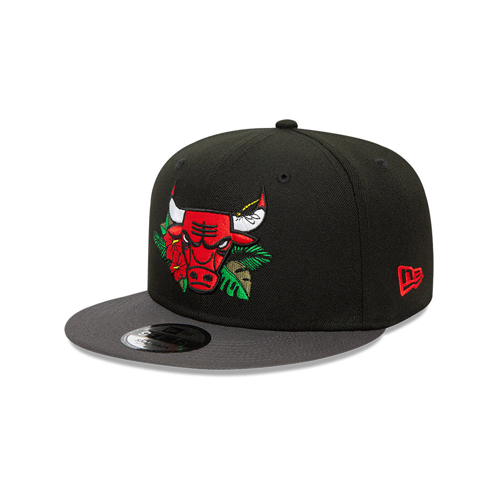 Chicago Bulls 9FIFTY NBA Floral Black Cap