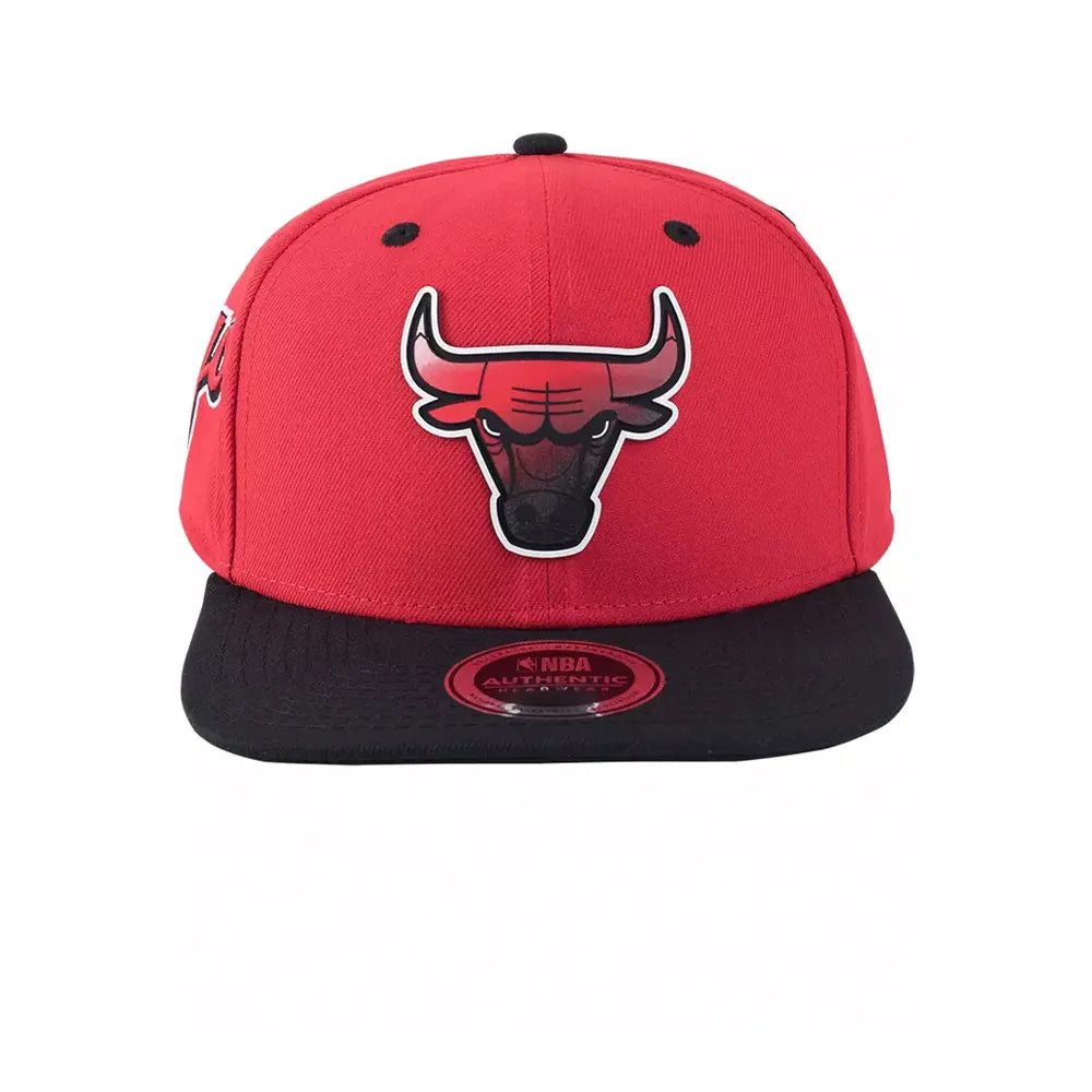 NBA Patch Logo Flex Fit Flat Cap - Chicago Bulls
