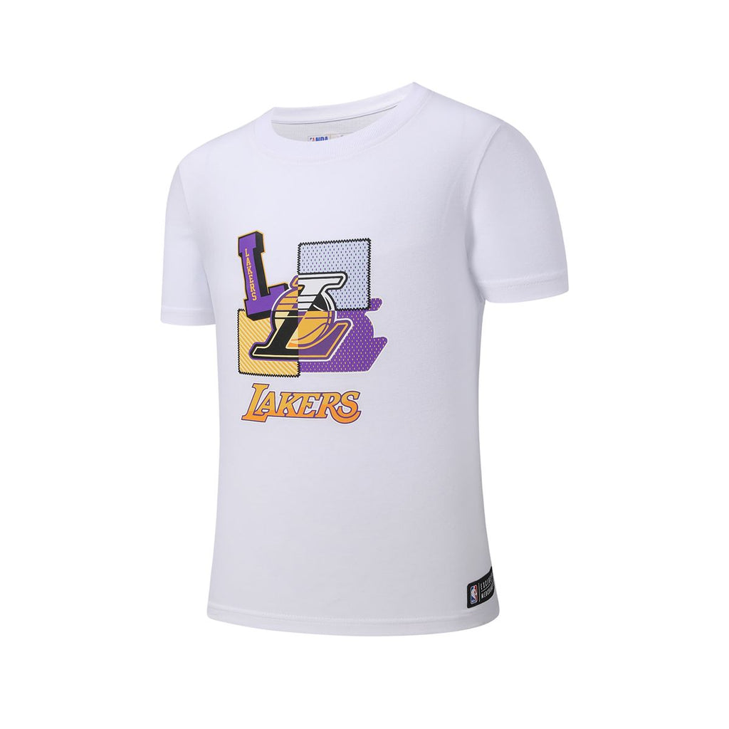 NBA Los Angeles Lakers Collage Collection Kids' Crew Neck T-Shirt