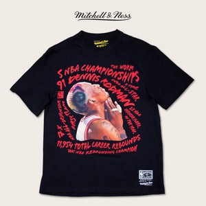 Mitchell & Ness Chicago Bulls Dennis Rodman Abstract Player Tee