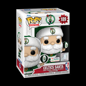 Celtics santa funko